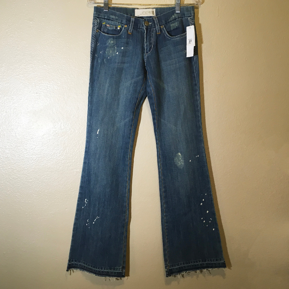 Joe's Jeans NWT Distressed Denim Stitch Detail 27